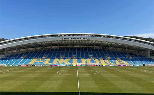 アビスパシート指定から見えるスタジアム写真