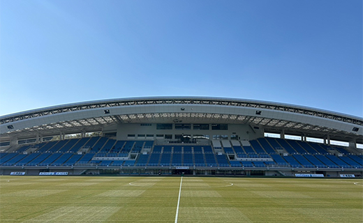 エキサイティングシート指定から見えるスタジアム写真